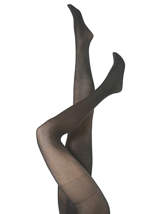 Ladies 1 Pair Elle Tights 40 Denier Opaques Black