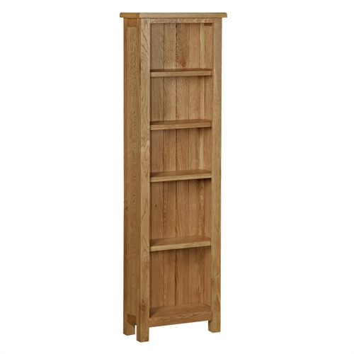 Salisbury Petite Oak Oak Slim Bookcase 596.074