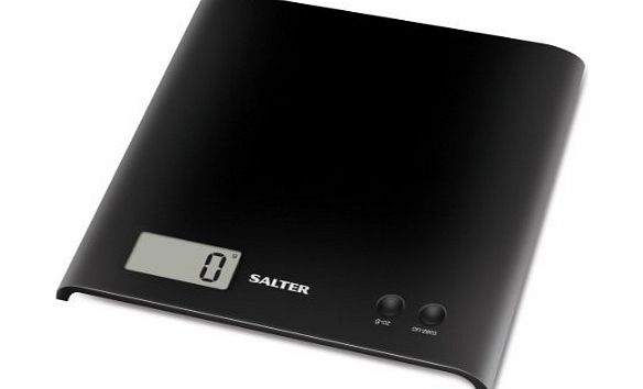 1066 BKDR08 Black Electronic Platform Kitchen Scale