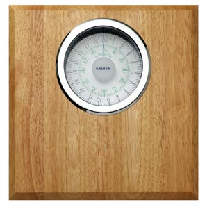 Bathroom Scale- Rubberwood