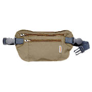 double pocket money belt, beige