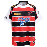 Cornish Pirates Home 2010 Rugby Shirt.