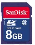 8GB SECURE DIGITAL CARD