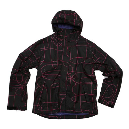 Ladies Santa Cruz Decks Jacket Black