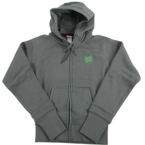 Ladies Santa Cruz Dot Fill Hoody Charcoal