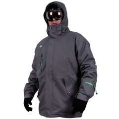 Mens Santa Cruz Remote Tech Jacket Charcoal