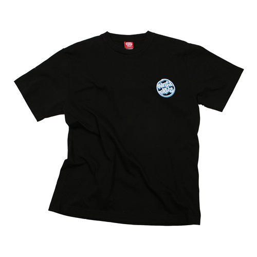 Mens Santa Cruz Rock Steady Tee Black