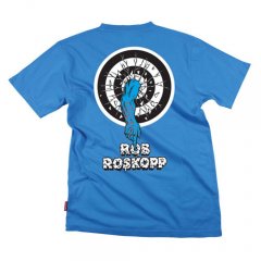 Mens Santa Cruz Roskopp 1 Tee Blue