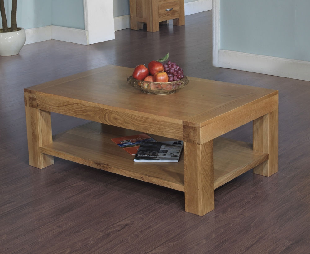 Blonde Oak Coffee Table - 1200 x 700mm