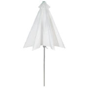 2.7m LED Parasol White