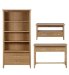 Santiago Bookcase Console Table and Media Unit