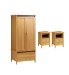 Wardrobe & 2 Bedside Chests Set