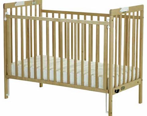 Maria Folding Cot - Beech