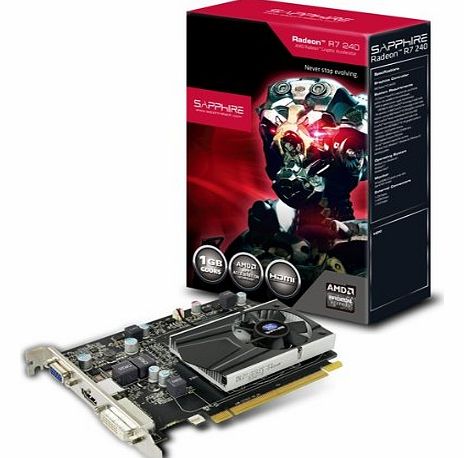  Radeon R7 240 1GB GDDR5 Graphics Card with Boost