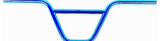 BMX Steel Handlebar - Blue, 635 x 185 mm