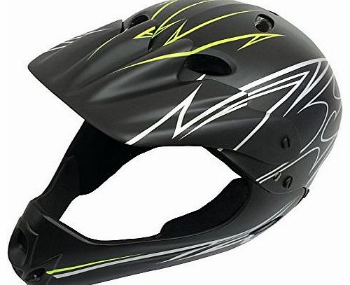  BMX HELMET. FULL FACE MATT FINISH 54-58CM.