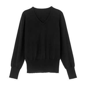 Black Jessica V-Neck Cashmere