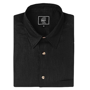 Black Linen Shirt