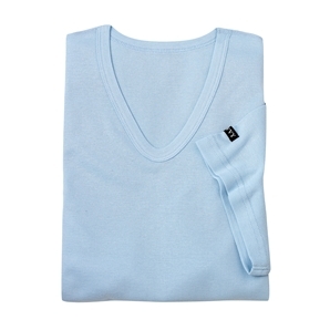 Blue Bamboo V-Neck T-Shirt