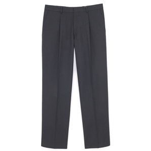 Navy Italian Wool Flannel Trousers