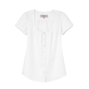 White Spot Dana Scoop-Neck Shirt