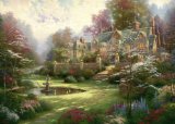 Jigsaw Puzzle by Thomas Kinkade - Gardens Beyond Spring Gate - 2000 Pieces