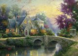 Thomas Kinkade Jigsaw Puzzle by Schmidt - Lamplight Manor - (3000 pieces)