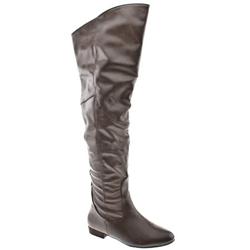 Female Josa Over Knee Boot Manmade Upper ?40 plus in Brown