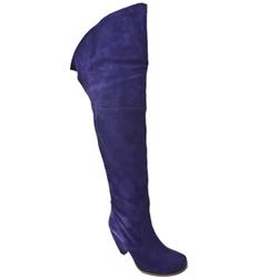 Female Melani Over Knee Suede Upper ?40 plus in Purple