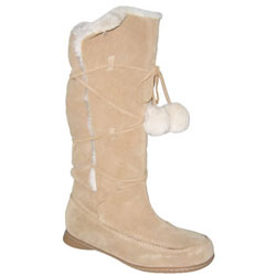 VERONA FURRY POMPOM BOOT