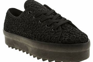 womens schuh black quest lace flats 1316377070