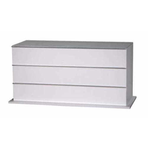 Moon White 6 Drawer Chest