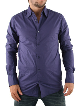 Scotch and Soda Denim Blue Long Sleeved Shirt