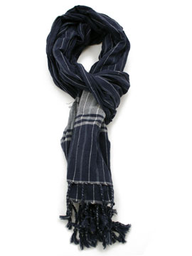 Scotch and Soda Navy Neck Scarf