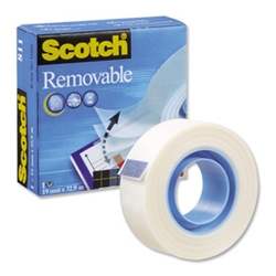 Removeable Scotch Magic Tape - 25mm x 66m Ref