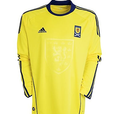 Adidas 2010-11 Scotland Adidas Long Sleeve Away Shirt