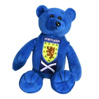 Blue Beanie Bear.