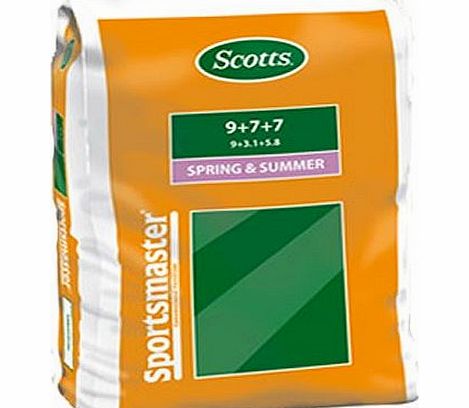 Scotts 25KG SCOTTS PROFESSIONAL SPRING AND SUMMER LAWN TREATMENT FEED GRASS FERTILISER