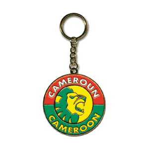 Cameroon Enamel Keyring