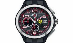 Lap Time woven dial chronograph watch