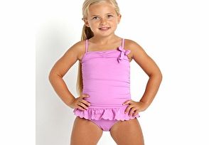 Seafolly Girl Fairy Tale Tube Tank One Piece - Boysenberry