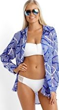 Seafolly, 1295[^]271478 Waves Shirt - Blue Ray