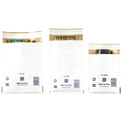 Mail Lite Plus Bubble Bags White C/0