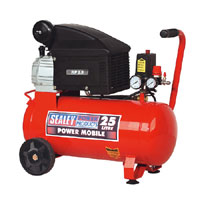 Air Compressor 25 Litre Tank 1.5Hp 240v