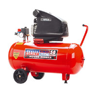 Air Compressor 50 Litre Tank 2.5Hp 240v