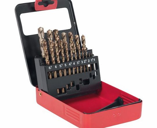 Sealey AK4701 Cobalt Drill Bit Set 19pc Metric