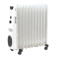 Oil Filled Radiator 2500W/240V 11 Element