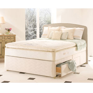 , Silver Romance, 3FT Single Divan Bed