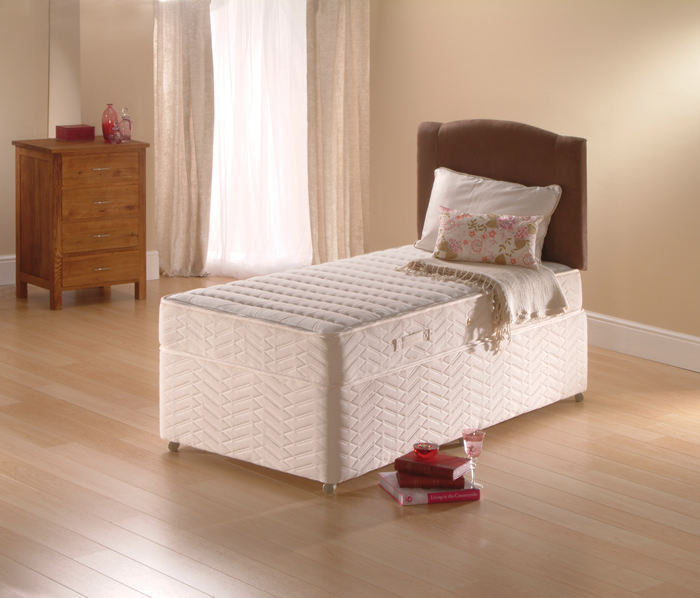 Solo Memory 3ft Single Divan Bed