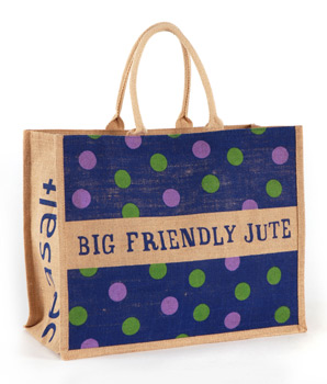 big beach jute bag